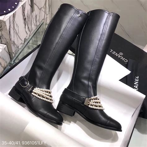 chanel tall boots for women